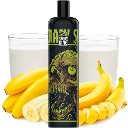 Безникотиновая Электронная Сигарета Aroma King Dark Knight Banana Milk (Банановое Молоко) (5000 Затяжек) купить